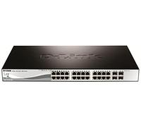 D-Link DGS-1210-28P Switch Smart Managed, 28 Porte 10/100, 2 GPorte igabit BASE-T e 2 Gigabit Combo BASE-T/SFP