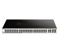 Switch gestito D-Link DGS-1210-52/E Smart+ 48 porte Gigabit Ethernet + 4 porte combinate 1000BASE-T/SFP