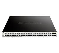 D-Link DGS-1210-52MP/E Smart Switch Gestito, 52 Porte Gigabit, PoE+ - Solo cavo di alimentazione UE