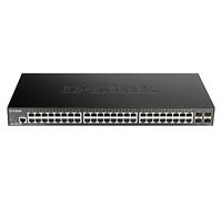 D-LINK - Switch DGS-1250-52X 48 Porte Gigabit Ethernet 10 / 100 / 1000 Mbps RJ45 con 4 Porte SFP+ Managed