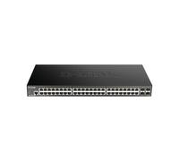 D-LINK - Switch DGS-1250-52X 48 Porte Gigabit Ethernet 10 / 100 / 1000 Mbps RJ45 con 4 Porte SFP+ Managed