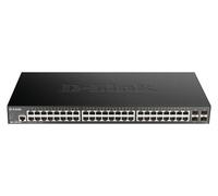 D-LINK - Switch DGS-1250-52X 48 Porte Gigabit Ethernet 10 / 100 / 1000 Mbps RJ45 con 4 Porte SFP+ Managed