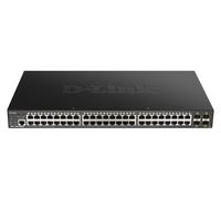 D-Link DGS-1250-52XMP Switch di rete gestito con connessione Ethernet L3, supporto alimentazione tramite Ethernet (PoE) Nero - Nouvo