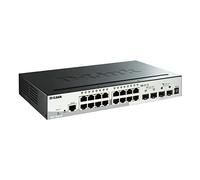 D-Link DGS-1510-20 Smart Switch Gigabit Gestito per Stack da 20 Porte di cui 2 10G SFP+ e 2 SFP+