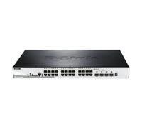 D-Link DGS-1510-28XMP Gestito L2/L3 Gigabit Ethernet (10/100/1000) Supporto Power over Ethernet (PoE) Nero, Grigio