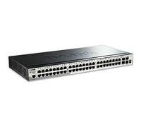 D-Link DGS-1510-52 Smart Switch Gigabit Gestito per Stack da 52 Porte di Cui 2 10G SFP+ e 2 SFP