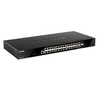 D-Link DGS-1520-28 switch di rete Gestito L3 10G Ethernet (100/1000/10000) 1U Nero