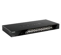 D-Link DGS-1520-28 switch di rete Gestito L3 10G Ethernet (100/1000/10000) 1U Nero