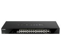 D-Link DGS-1520-28 switch di rete Gestito L3 10G Ethernet (100/1000/10000) 1U Nero