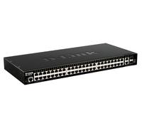 D-Link DGS-1520-52/E switch di rete Gestito L3 10G Ethernet [100/1000/10000] 1U Nero (52-P SMART MANAGED SWITCH) - Nouvo