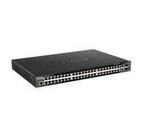D-Link DGS-1520-52MP Gestito L3 Gigabit Ethernet (10/100/1000) Connessione Ethernet, supporta l'alimentazione tramite questa porta (PoE) 1U Nero - Nouvo