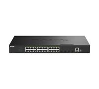 D-Link DGS-1530-28P/E switch di rete Gestito L2 Gigabit Ethernet (10/100/1000) Supporto Power over Ethernet (PoE) Nero