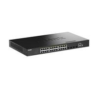 D-Link DGS-1530-28P/E switch di rete Gestito L2 Gigabit Ethernet (10/100/1000) Supporto Power over Ethernet (PoE) Nero