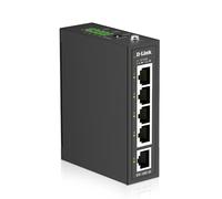 D-Link DIS-100E-05 Switch Industriale Non Gestito 5 Porte Fast Ethernet, chassis metallico IP40, -40~75°C, doppia alimentazione, protezione da sovratensioni, montaggio su guida DIN