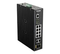 D-LINK 200G12PS - Switch, 10 porte, Gigabit Ethernet, 2 PoE, 2 SFP