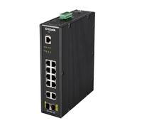 D-Link Dis 200G-12S - Interruttore - Managed - 10 x 10/100/1000 + 2 X SPF