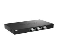 D-Link DMS-1024 Switch non gestito multi-Gigabit a 24 porte - Ethernet 2.5G, plug-and-play, QoS, Snooping IGMP, EEE, alloggiamento in metallo, montabile su rack, funzionamento silenzioso