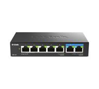 D-Link DMS-107/E switch di rete Non gestito Gigabit Ethernet (10/100/1000) Nero