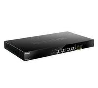 D-Link DMS-1100-10TP Switch gestito multi-Gigabit PoE a 10 porte, ideale per Access Point Wi-Fi 6, 8 porte PoE 2,5G, 2 porte uplink SFP+ 10G, 4K VLAN, funzionalità Layer 2, QoS, garanzia a vita