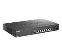 D-Link DMS 1250-10S - Switch - L2+ - Intelligente - 8 x 2,5 GBase-T + 2 x 10 Gigabit SFP+