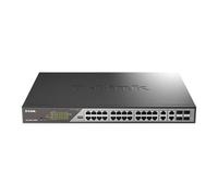 D-LINK S200G28MP - Switch, 28 porte, Gigabit Ethernet, PoE+, RJ45/SFP