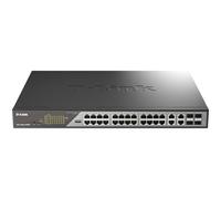 D-LINK S200G28MP - Switch, 28 porte, Gigabit Ethernet, PoE+, RJ45/SFP