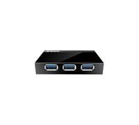 D-Link DUB-1340 Hub con 4 Porte USB 3.0, Velocità di Trasferimento fino a 4.8 Gbps, Design Moderno, Nero
