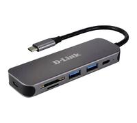D-Link DUB-2325/E 5 Porte USB-C® (USB 3.1) Multiport Hub Antracite