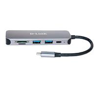 D-link Dub-2325 5 In 1 Usb C Hub Argento