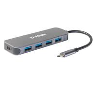 D-Link DUB-2340 hub di interfaccia USB tipo-C 5000 Mbit/s Grigio (DUB-2340)