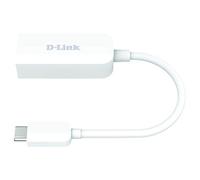 D-Link DUB-E250 Adattatore da USB-C a Ethernet 2.5G, da USB-C a RJ45 2.5 Gigabit LAN, compatibile con Thunderbolt 3, Mac OS e Windows.