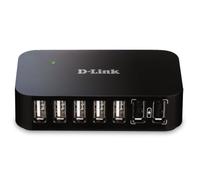 D-Link DUB-H7 USB 2.0 Type-B 480 Mbit/s Nero