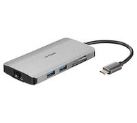 D-Link DUB-M810 replicatore di porte e docking station per notebook Cablato Thunderbolt 3 Argento ( DUB-M810 )