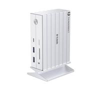 D-Link DUF-E01 14-in-1 Thunderbolt 4 Docking Station - Display triplo 8K, 40 Gbps, 60W PD Charging, HDMI 2.1, DP 1.4, Gigabit LAN, SD/microSD, jack audio, porte USB-C e A - per Mac, Windows e Android