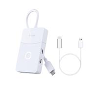 D-Link DUP-501 Hub USB-C 5-in-1 con HDMI wireless, HDMI 4K 2.0, display wireless 1080p, ricarica USB-C PD 100W, porte USB 3.0, Plug & Play per Windows, macOS e Android