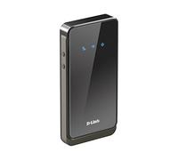 D-Link DWR-720 Router Portatile 3G, Batteria Ricaricabile da 2000 mAh, Modem HSP Integrato fino a 21.6 Mbps, Nero/Antracite