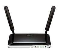 D-Link DWR-921 Router 4G LTE, Wireless N300, WiFi (802.11b, 802.11g, 802.11n), 4 Porte LAN Fast Ethernet, SIM Card Slot Integrato, 2 Antenne Esterne, Nero