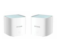 D-Link M15-2 Sistema Mesh EAGLE PRO AI AX1500 (2 dispositivi) con ottimizzatore Wi-Fi e del traffico con AI, AI Parental control AI, porte Gigabit, MU-MIMO, 1024 QAM, OFDMA, WPA3.