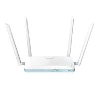 D-Link Router intelligente G403/B EAGLE PRO AI N300 4G con download 4G Fino a 150Mbps, Wi-Fi N300, ottimizzatore Wi-Fi AI, porte LAN Fast Ethernet, failover 4G/WAN, WPA3, sbloccato per tutte le reti.
