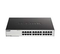 D-Link GO-SW-24G Switch Gigabit 10/100/1000 Mbps, Plug&Play, 24 Porte, Nero