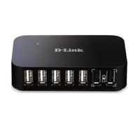 D-Link DUB-H7 USB 2.0 Type-B 480 Mbit/s Nero