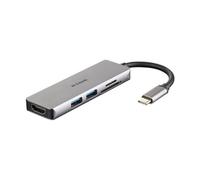 D-Link Lettore di Memorie Cablato USB 3.2 Gen 1 Tipo-C Alluminio 4K