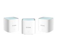 D-LINK - Sistema Mesh Wi-Fi Eagle Pro AI M15 Dual-Band AX1500 1x Gigabit Ethernet LAN / 1 WAN Bianco 3 Pezzi
