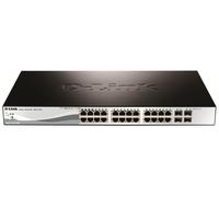 Switch SFP D-Link DGS-1210-28P a 24 porte Gigabit PoE a 4 porte