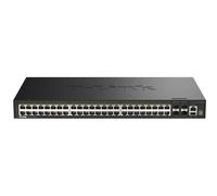 D-LINK SWITCH 52-PORT GIGABIT STACKABLE POE+ SMART MANAGED SWITCH WITH 4 X 10G