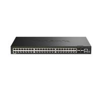 D-link D-LINK SWITCH 52-PORT GIGABIT STACKABLE POE+ SMART MANAGED SWITCH WITH 4