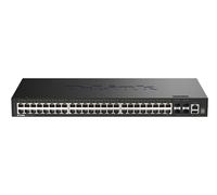 D-LINK SWITCH 52-PORT GIGABIT STACKABLE SMART MANAGED SWITCH WITH 4 X 10G SFP+