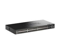 D-LINK SWITCH 52-PORT GIGABIT STACKABLE SMART MANAGED SWITCH WITH 4 X 10G SFP+ PORTS