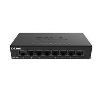 D-Link DGS-108GL Non gestito Gigabit Ethernet (10/100/1000) Nero