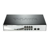 D-Link DGS-1210-08P switch di rete L2 Gigabit Ethernet (10/100/1000) Nero Supporto Power over Ethernet (PoE)